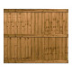 Brown 6FT x 5FT Closeboard Fence Panel